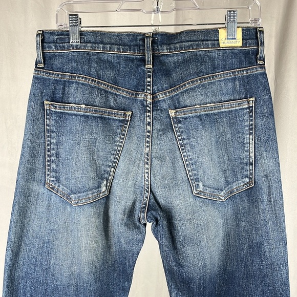 Revolve Citizens Of Humanity Sasha Twist Low Slung Flare in Blue Mountain. - Picture 5 of 12